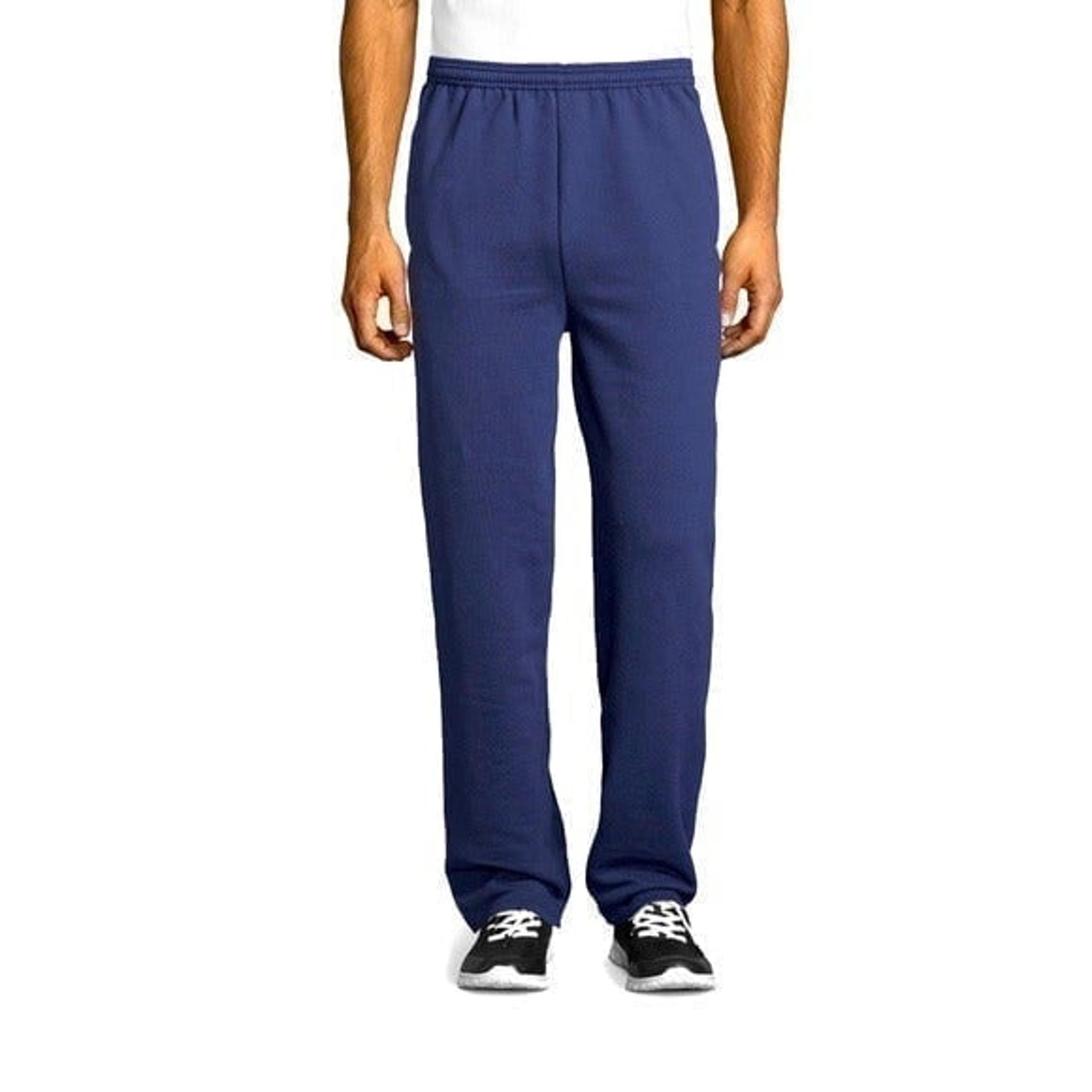 Hanes Men's EcoSmart Fleece Sweatpant with Pocket Szie Large NWT