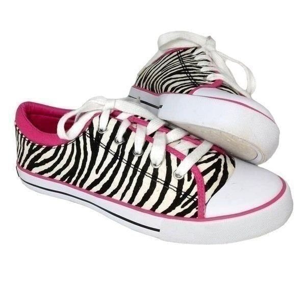 Guess Zebra Animal Print Women's Pre-owned Sneakers - sz. 8 1/2