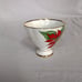 Vintage Taylor & Kent Bone China Poinsettia Teacup and Saucer.