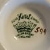Vintage Taylor & Kent Bone China Poinsettia Teacup and Saucer.