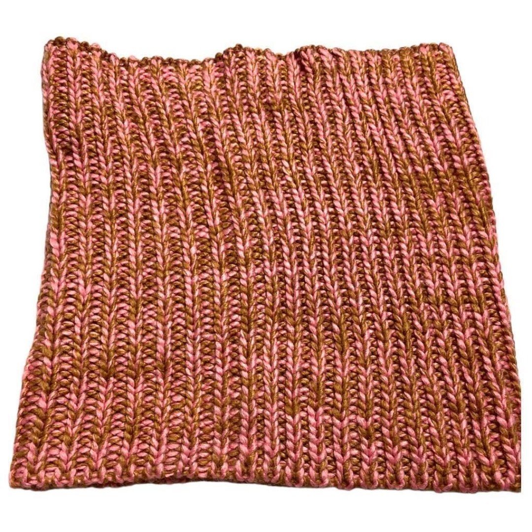 TIMBERLAND Peach Orange Tan Gaiter Neck Warmer One Size Fits All Women Unisex