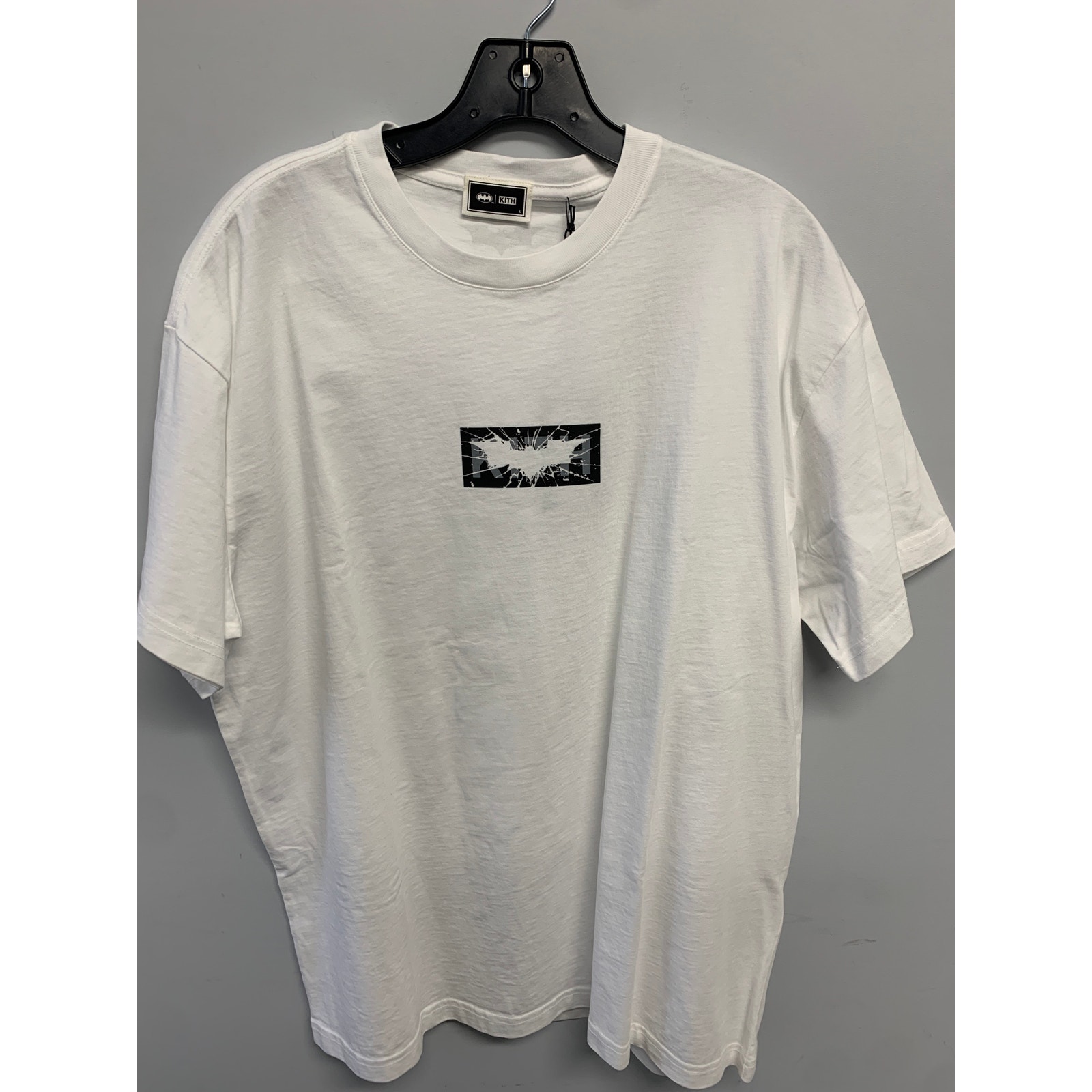 Kith x Batman Bats Box Logo Vintage Tee White XLarge BRAND NEW SHIPS NOW