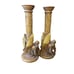 Set Of 2 Vintage Monkey Candle Holders