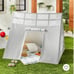 Hearth and Hand Play Tent White/ Gray