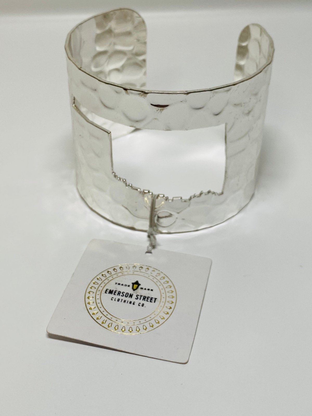 Emerson Street Silver Oklahoma Cuff Bracelet NWT