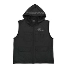 Primitive Titan Hooded Black Vest - XL