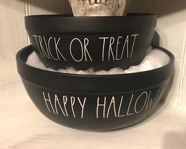Rae Dunn Halloween Bowl Set