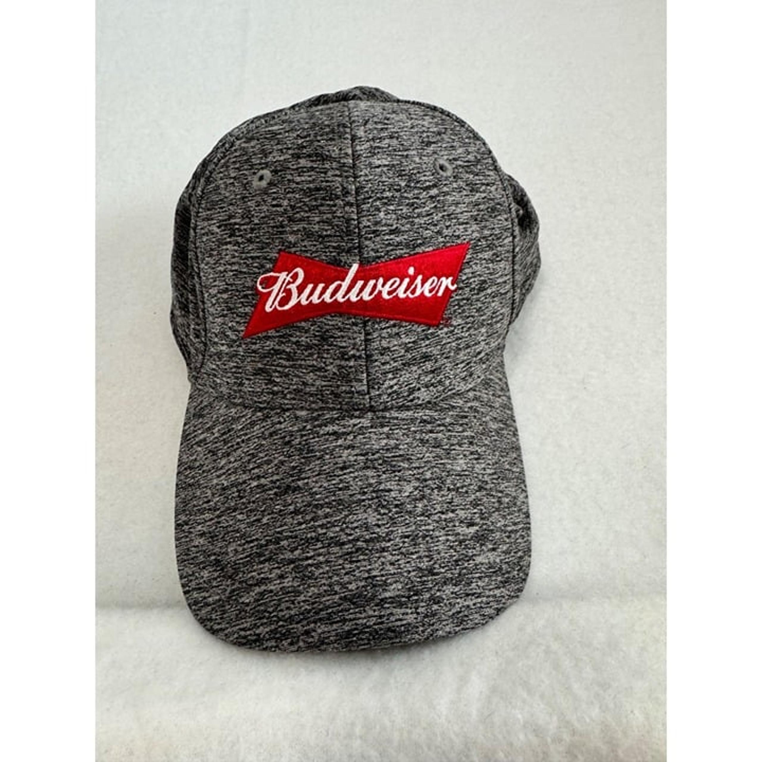 Budweiser Men's Cap H3 Headwear Gray/Black Embroidered Logo Snapback Hat