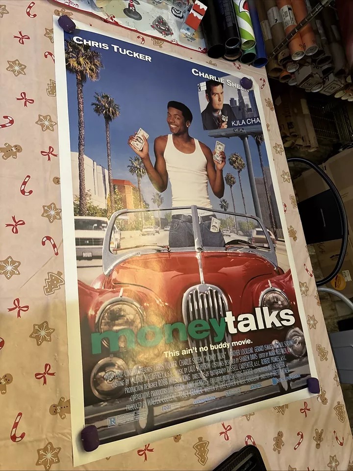 1997 Money Talks Original Movie Poster (27 x 40) Sheen & Tucker (1)
