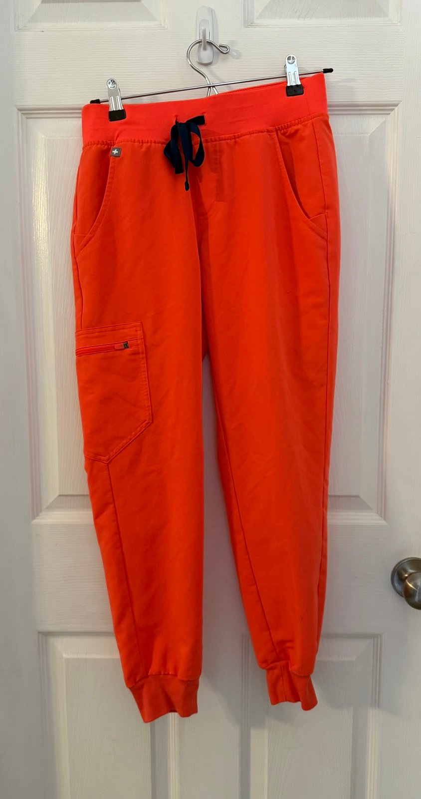 Fig ladies scrub pants jogger size XSP shocking orange Technical Collection
