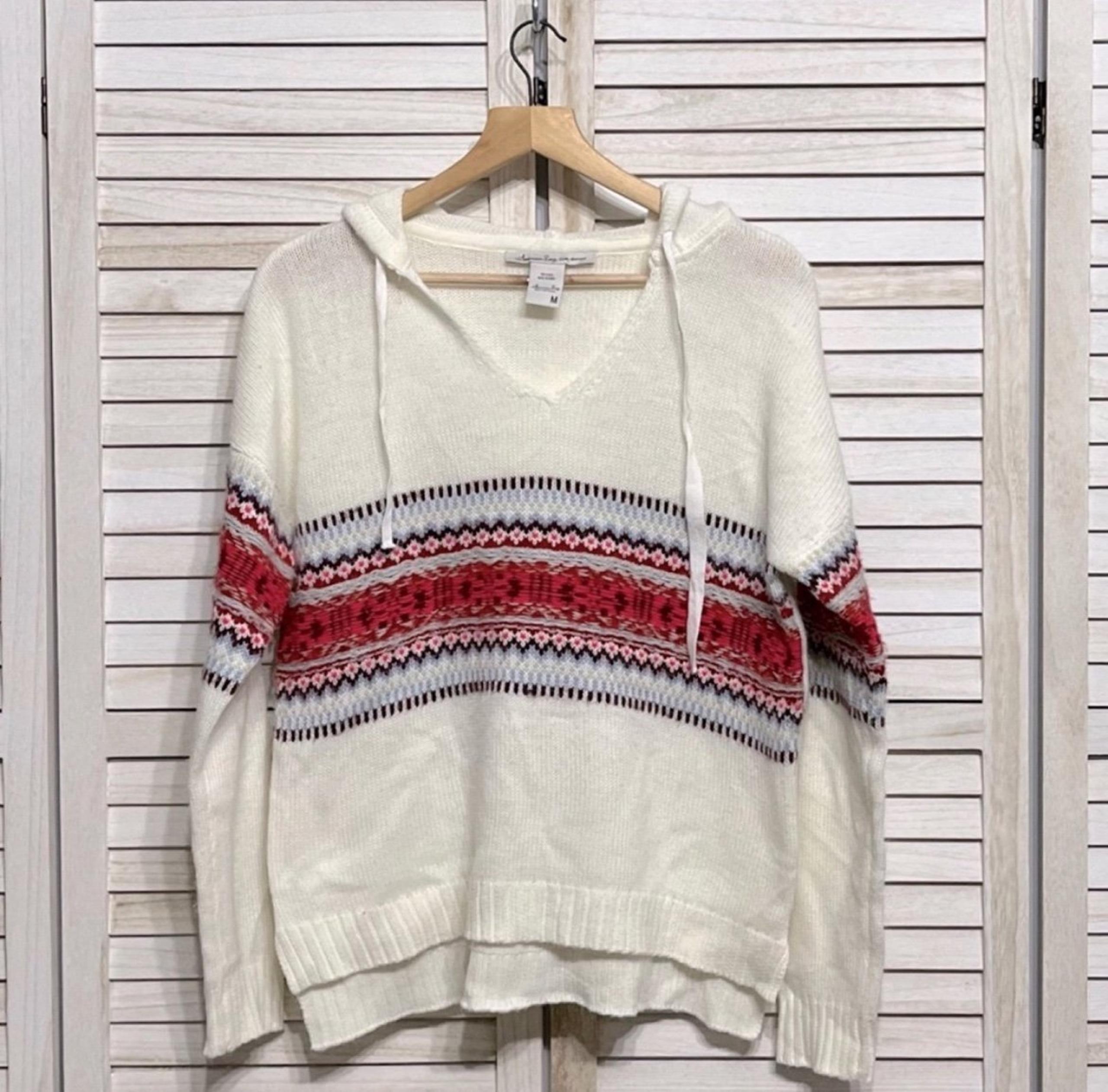 American Rag Hooded Pullover Sweater Women’s Size M PRICE FIRM