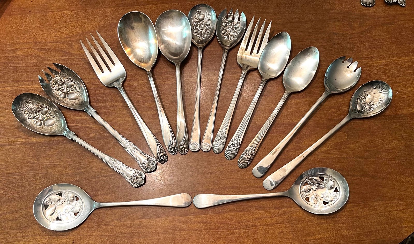 15 Vintage Serving Flatware