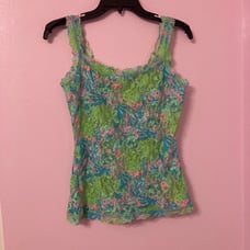 Lilly Pulitzer x Hanky Panky Lace top size medium