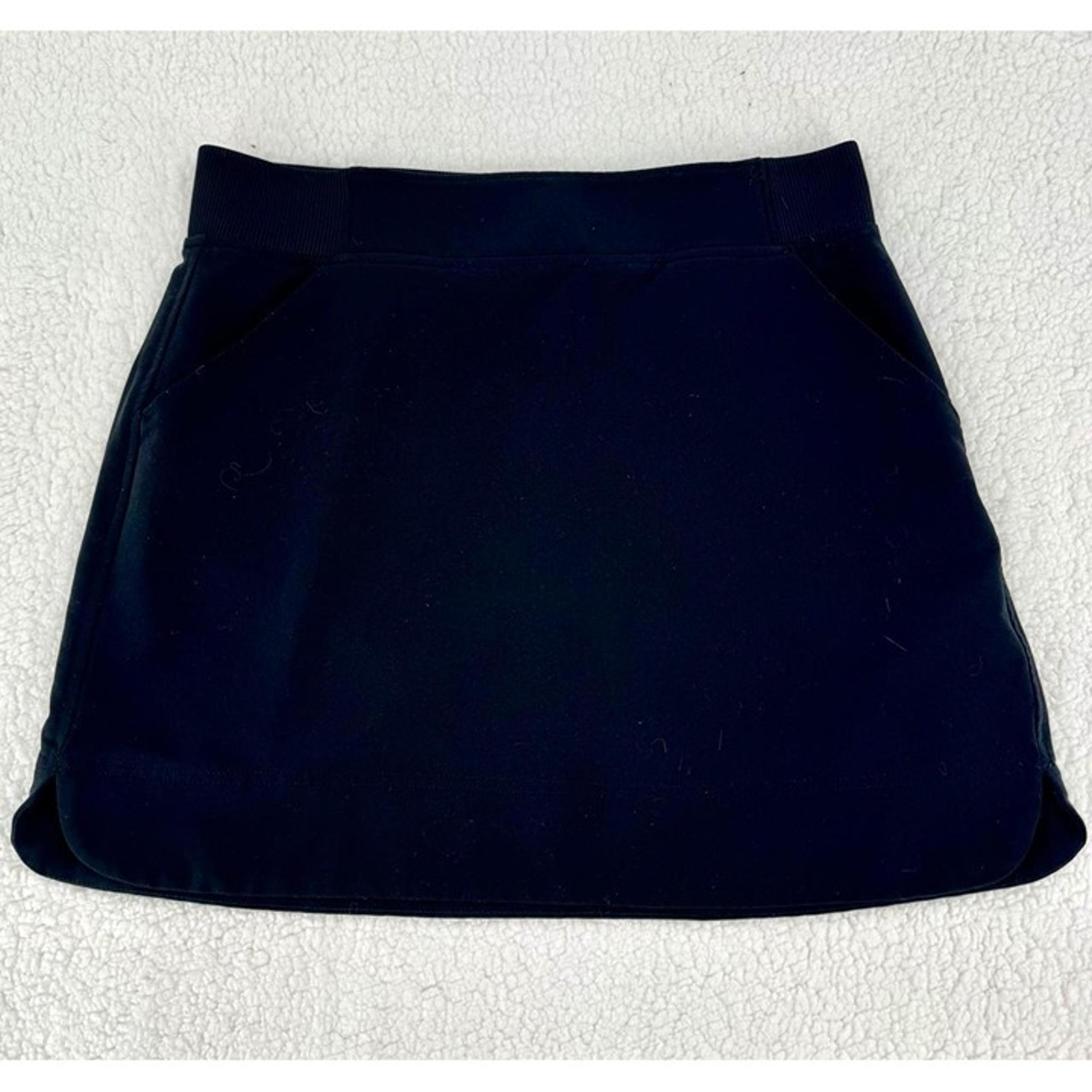 32 Degrees Cool Black Mini Length Side Pockets Womens Skirt Small