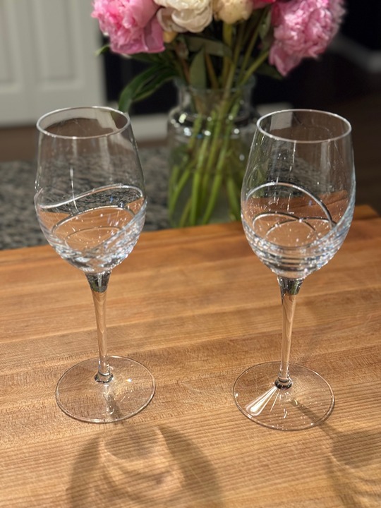Waterford Ballet Ribbon Red Wine Glasses