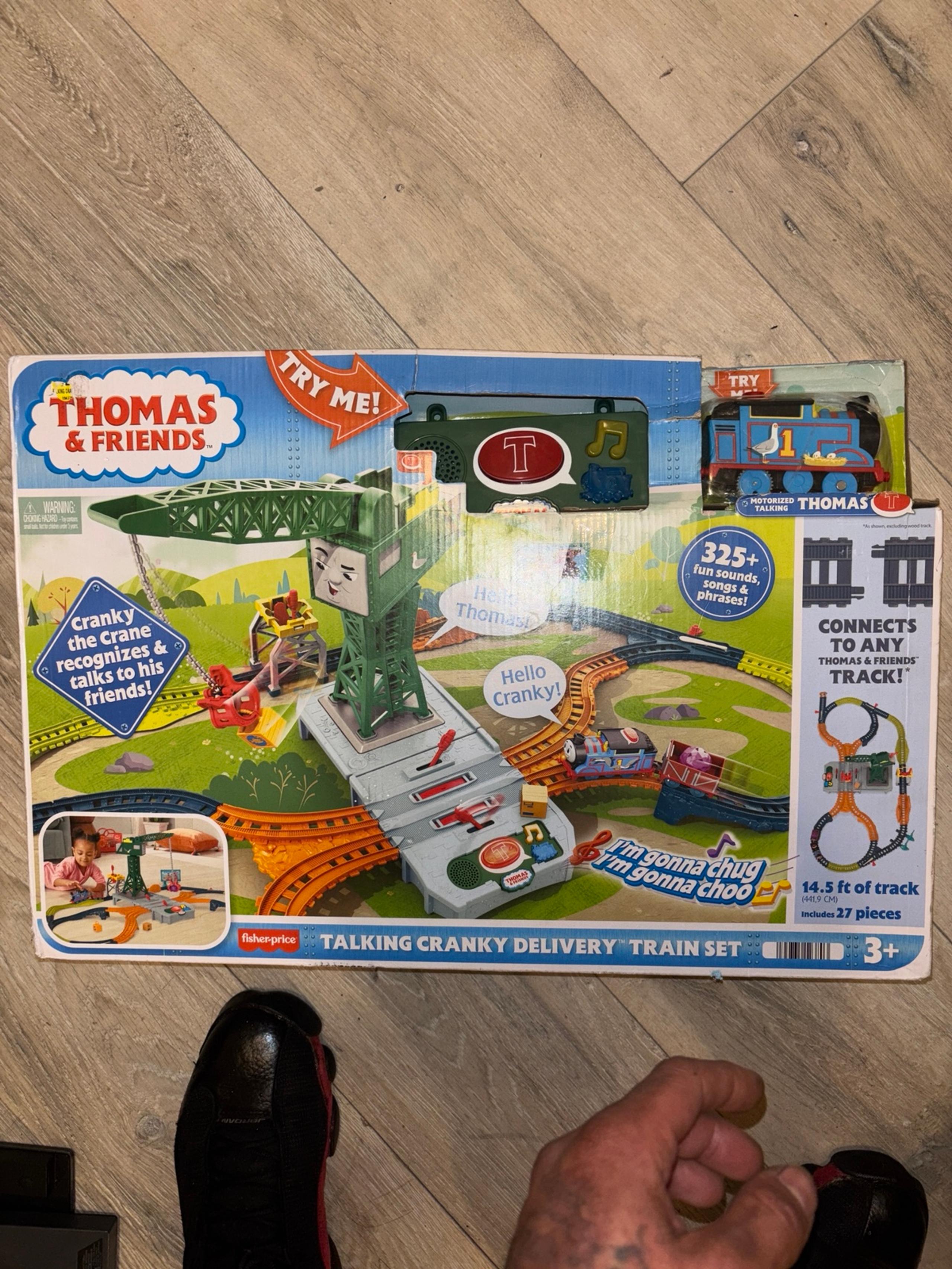 Thomas & Friends Talking Cranky Delivery’Train Set’