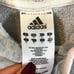 Ladies Grey Adidas Full Zip Sweatshirt Hoodie Med