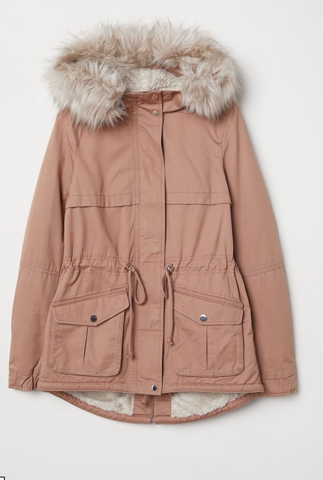 Faux Shearling-lined