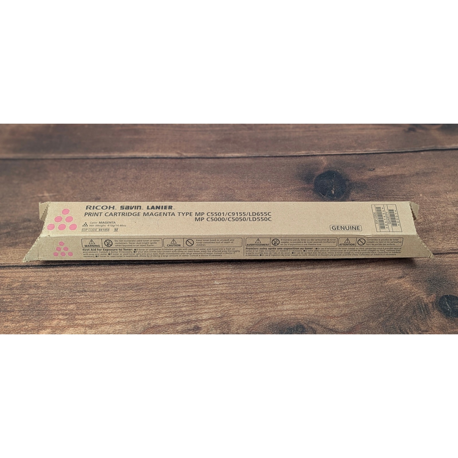 Ricoh Savin Lanier Magenta Toner Cartridge MP C5501 C9155 C5000 Series