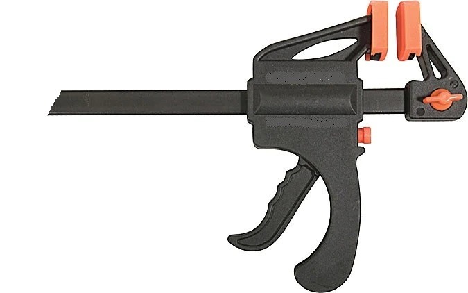 Lot of 6 24 Inch RATCHETING BAR CLAMP 2.5 Throat Depth NYLON Handle w/ Trigger