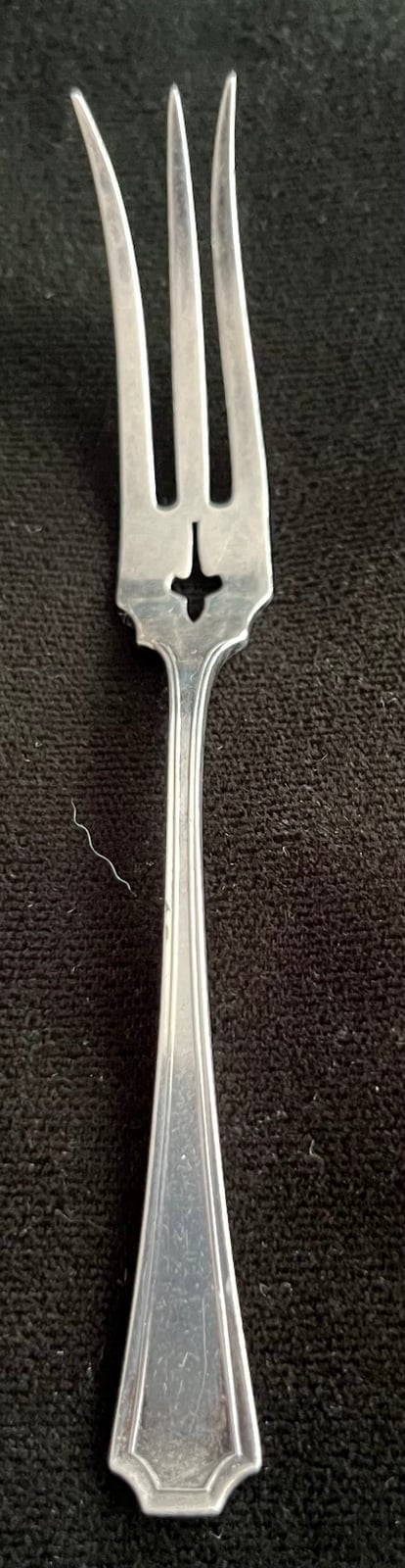 Pickle-lemon fork. Sterling