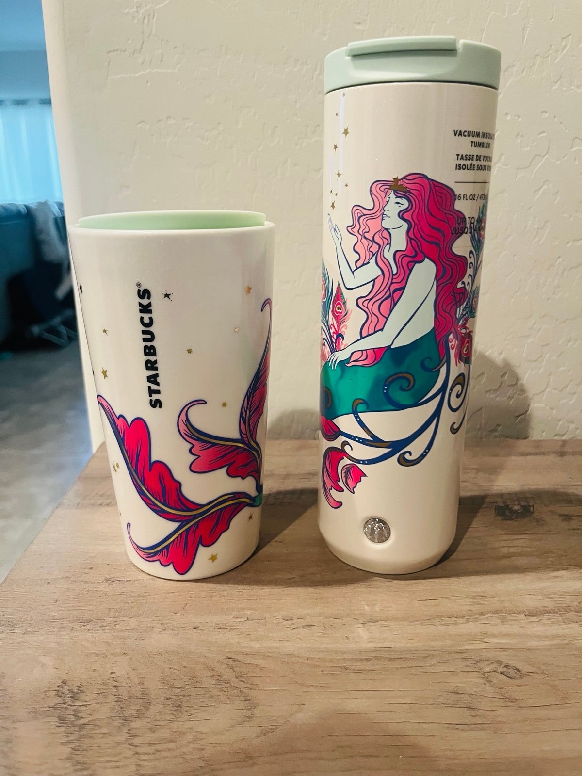 Starbucks Vacuum Insulate Tumbler Set Bundle 2pcs (Rare)