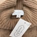 Mud Pie Women's Long Sleeve Eve Cable Knit Sweater Camel Size Medium