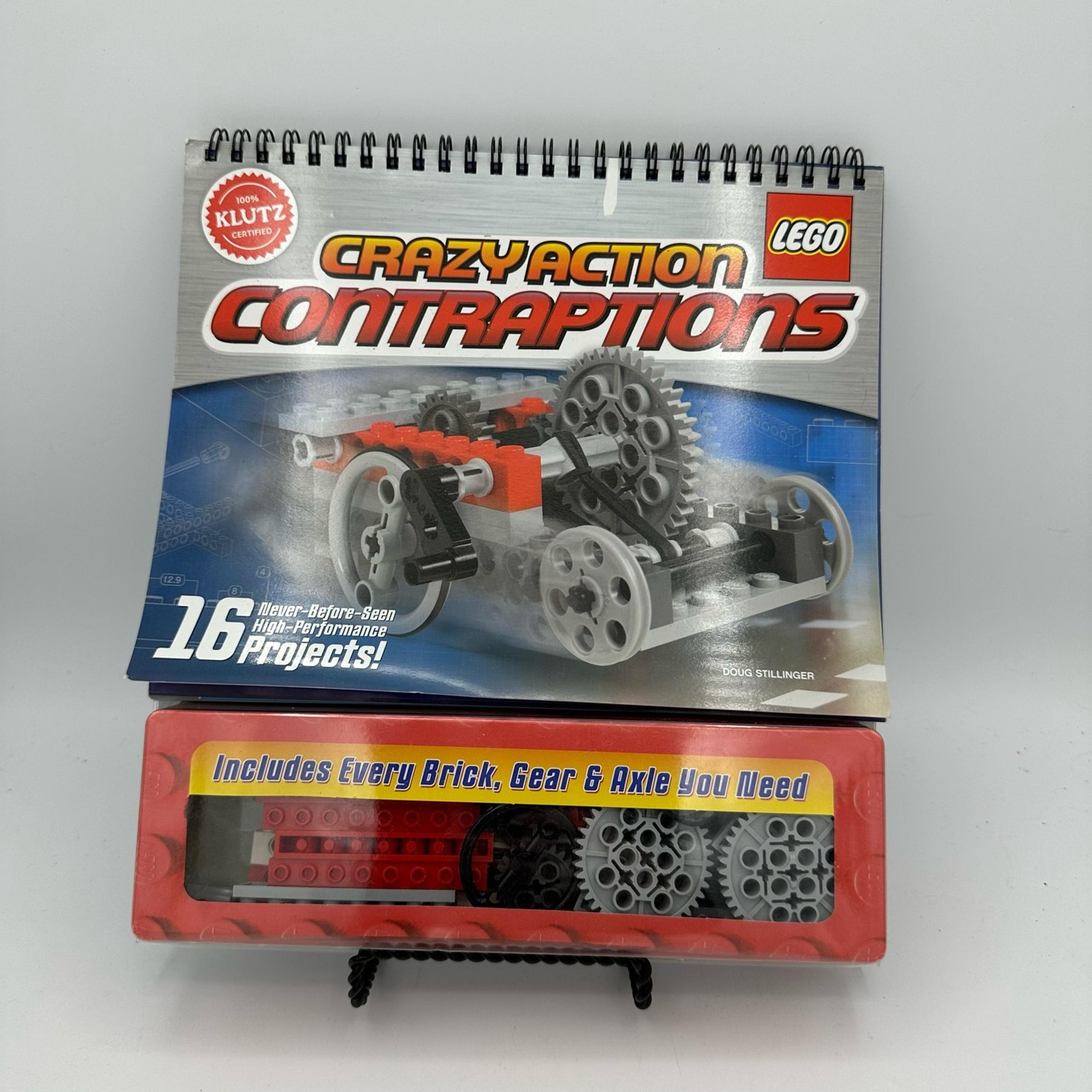 Lego Crazy Action Contraptions Klutz Book 16 Projects Age 7+