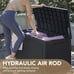 100 Gallon Waterproof Large Resin Deck Box