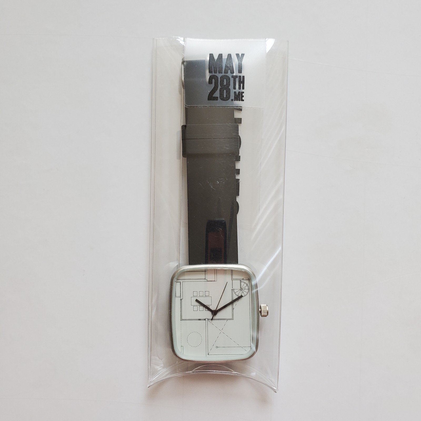 May28th Metal and Silicone Architect Watch
