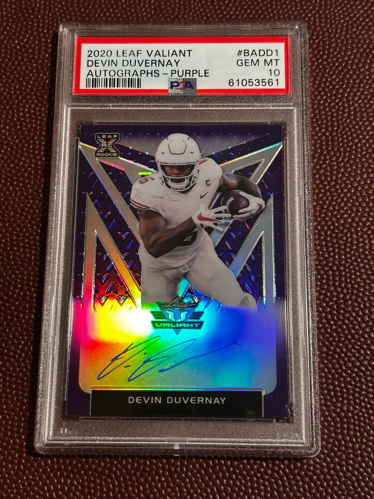 Devin Duvernay Autograph Rookie PSA Graded 10