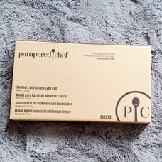 Pampered Chef Numbers & Letters Pan