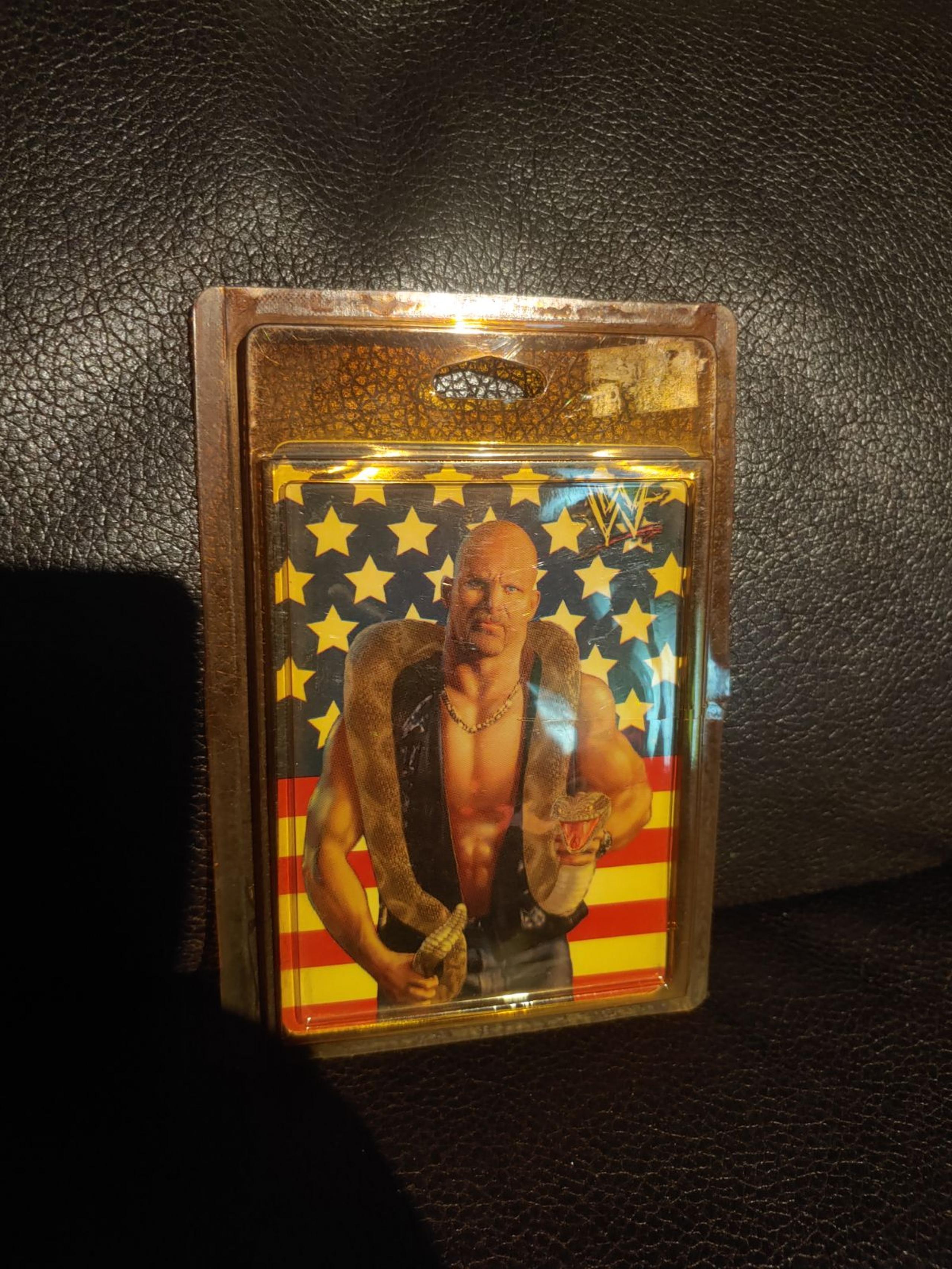 2000 WWF Wrestling vending sticker Stone Cold Steve Austin snake