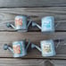 4pc Vintage Hosley Metal Mini Watering Can