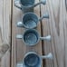4pc Vintage Hosley Metal Mini Watering Can