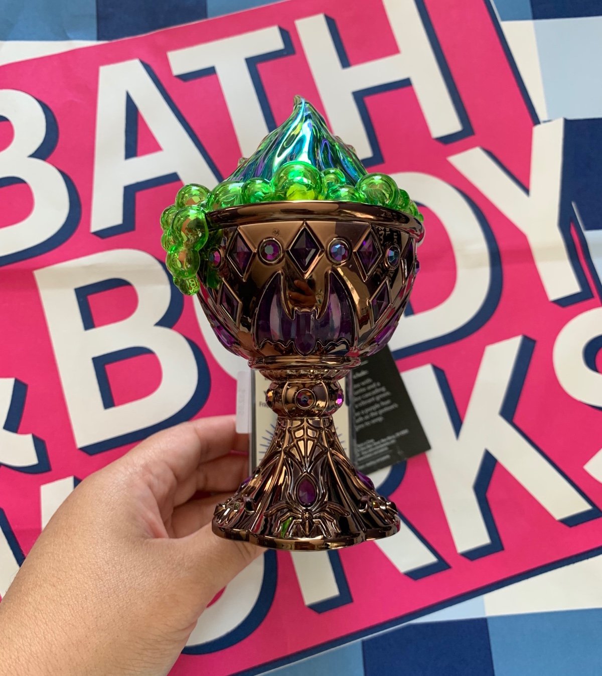 NWT Bath & Body Works Ghostly Goblet Nightlight Wallflowers Fragrance Plug