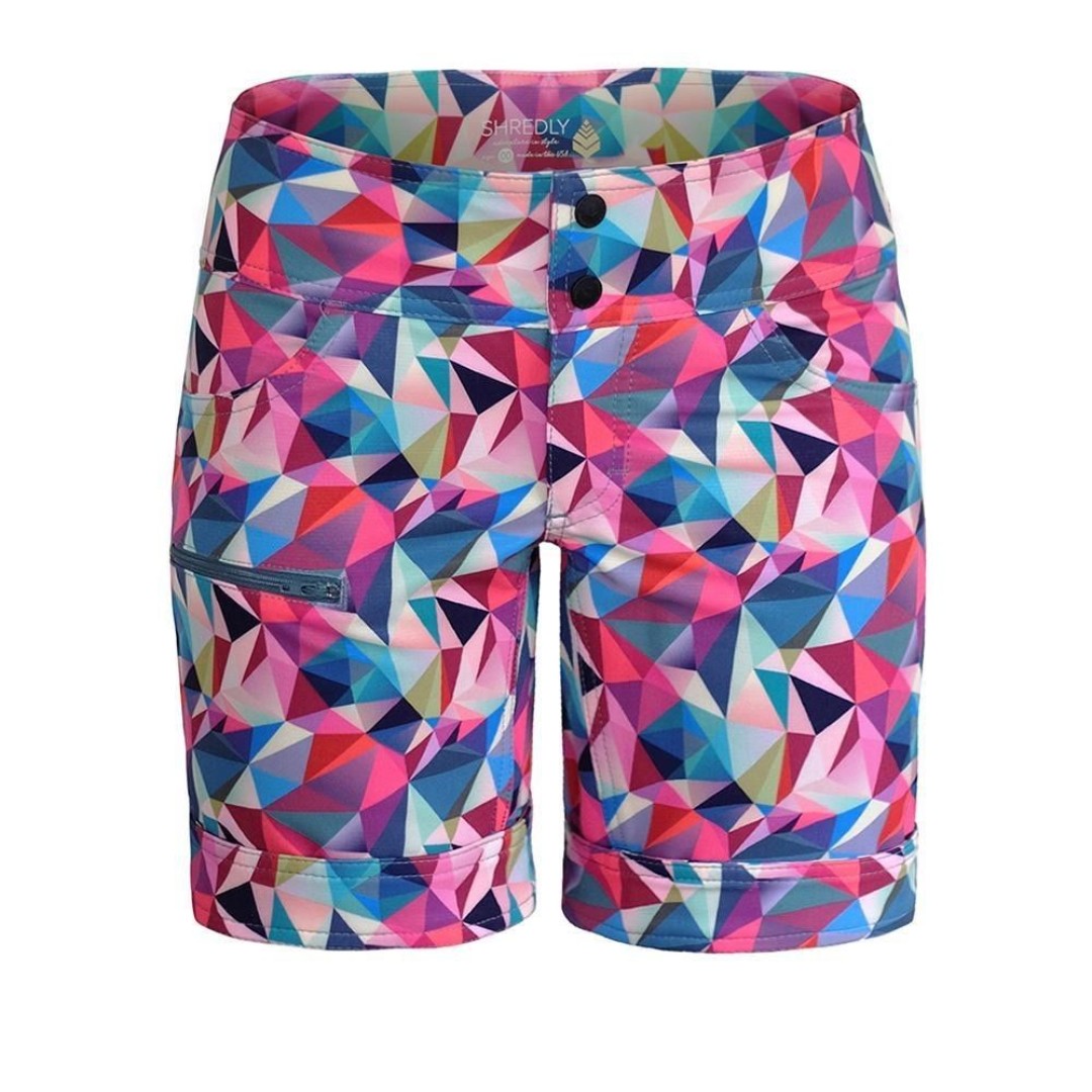 Shredly Geometric Mountain Bike Shorts