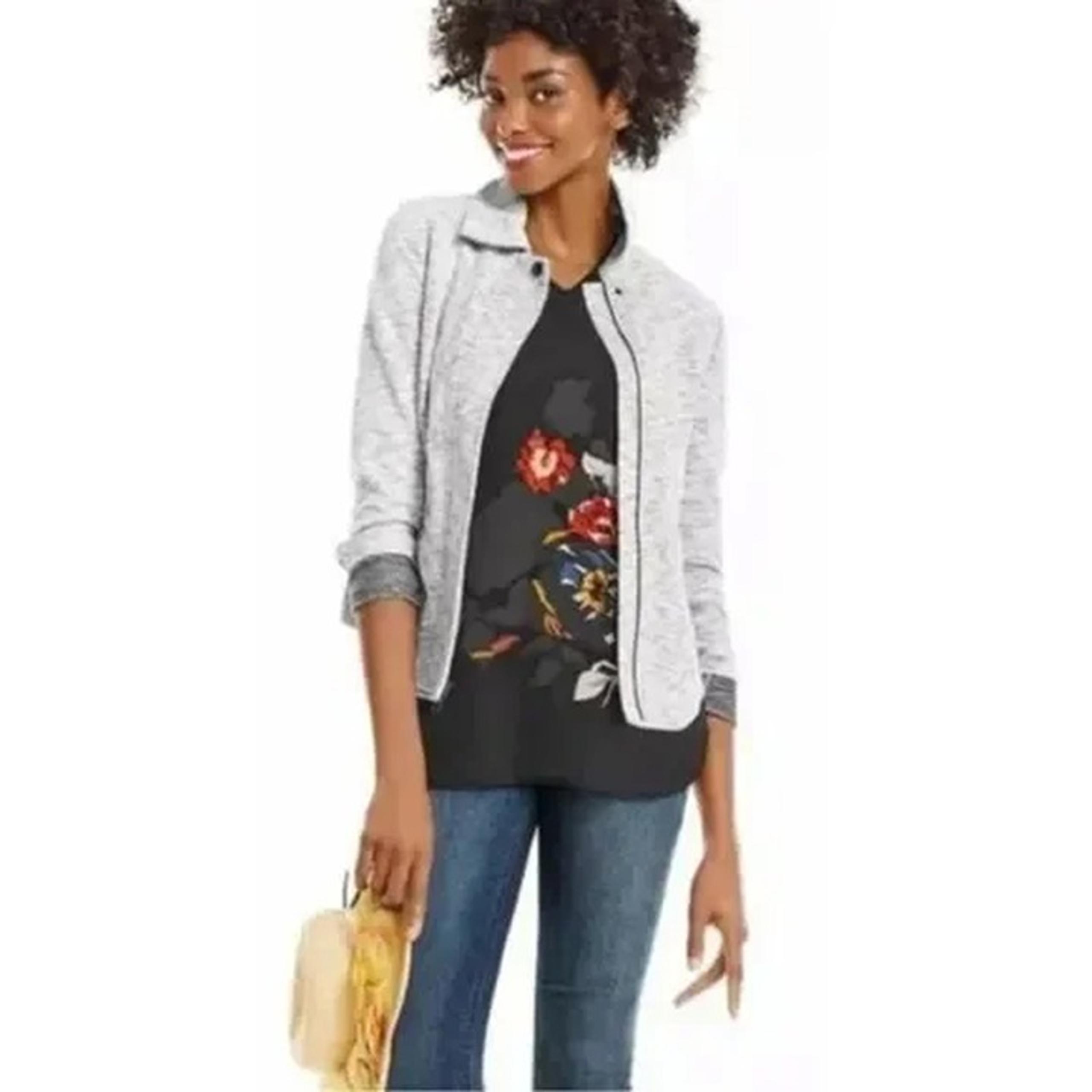 CAbi the Neo Marled Moto Zip Jacket