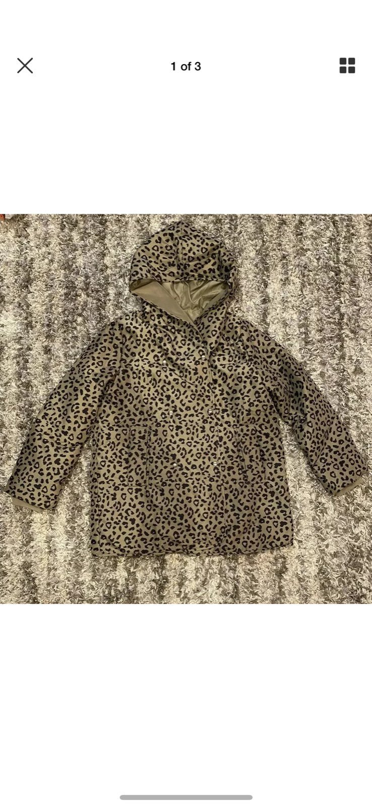 Easel Cheetah Lightweight Jacket Size La