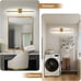Dimmable Gold Vanity Light 360° Rotatable Bath Lighting Fixture 30 inches