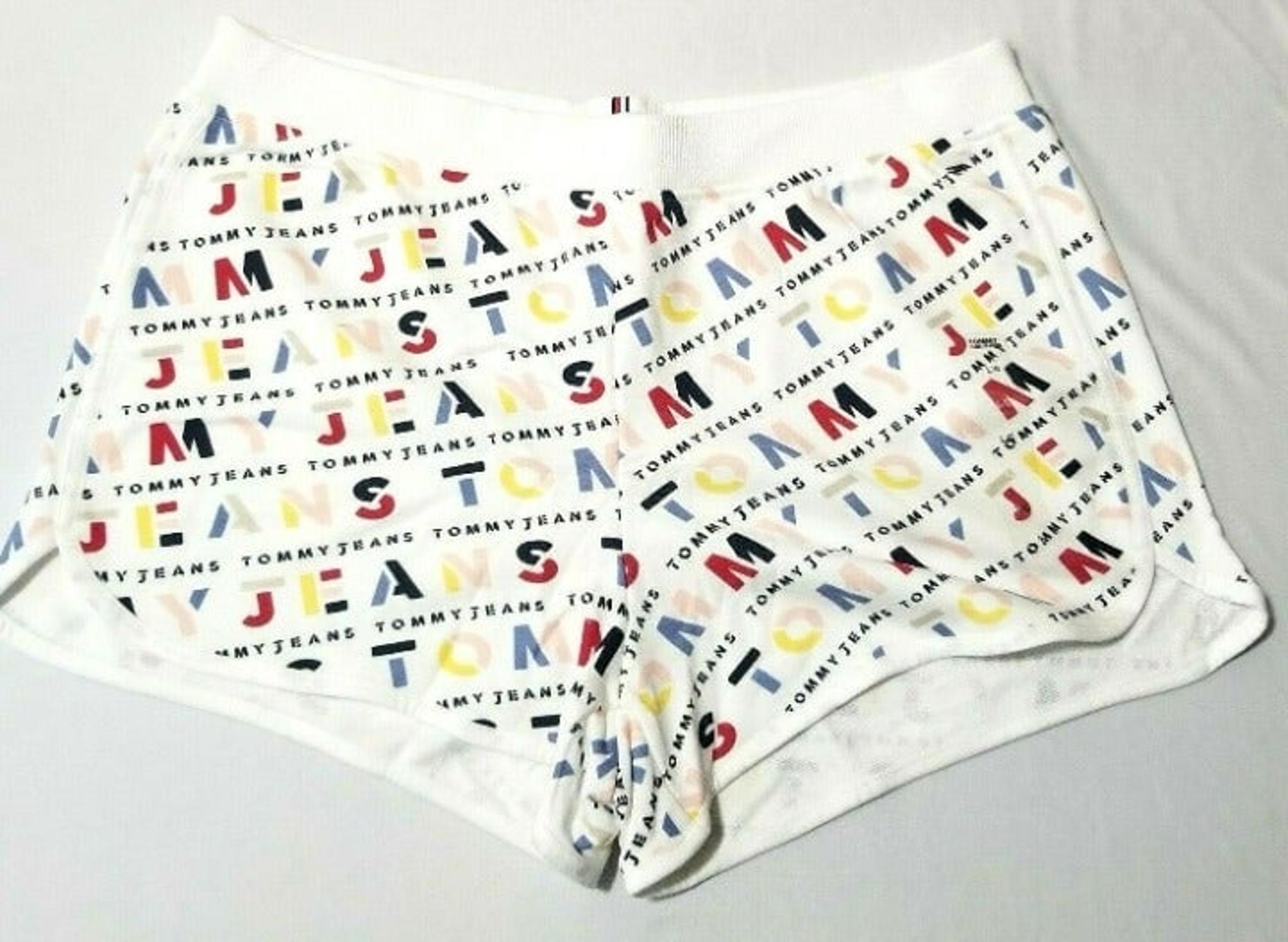 Women's Running Shorts Cotton White - Tommy Hilfiger