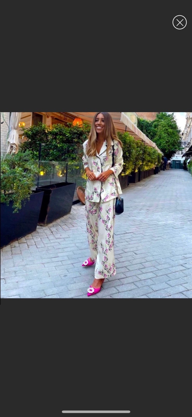 Zara pajama pant suit