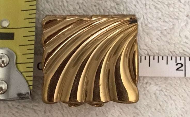 Vintage VOLUPTÉ Mini Powder Compact