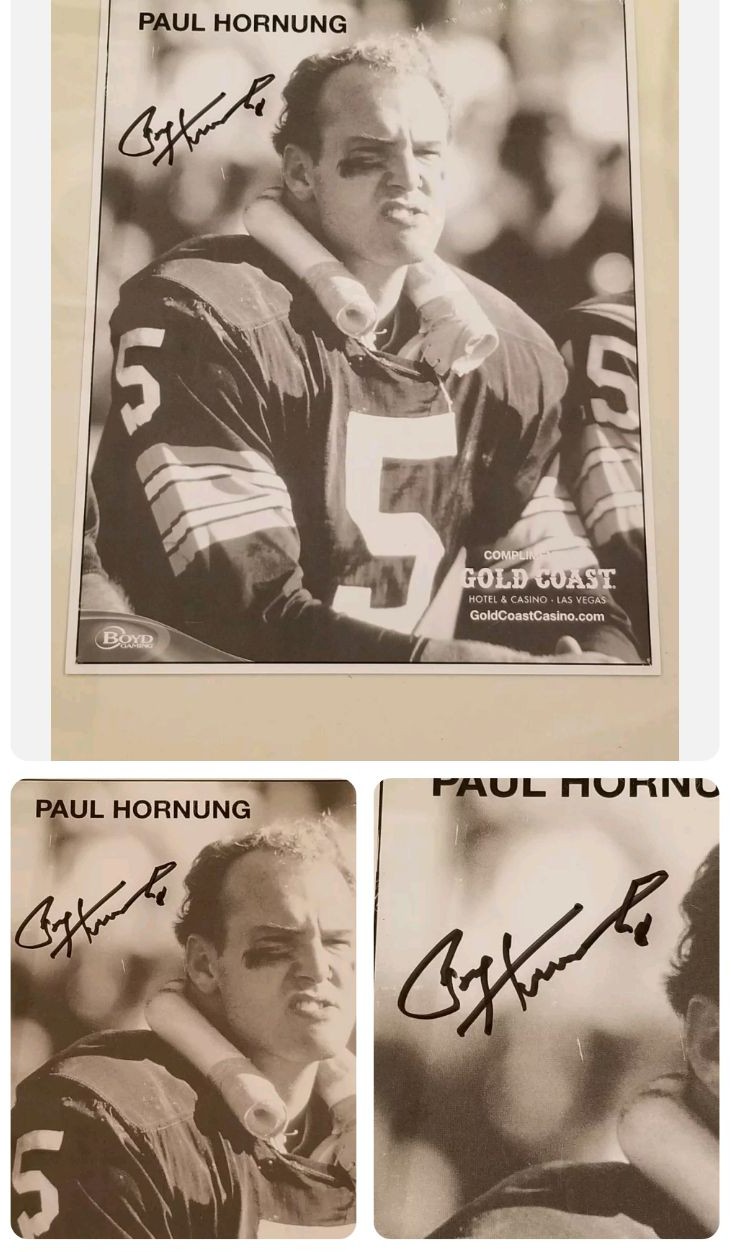 Signed Paul Hornung RIP Green Bay Packers Notre Dame HOF Football 8x10 Photo