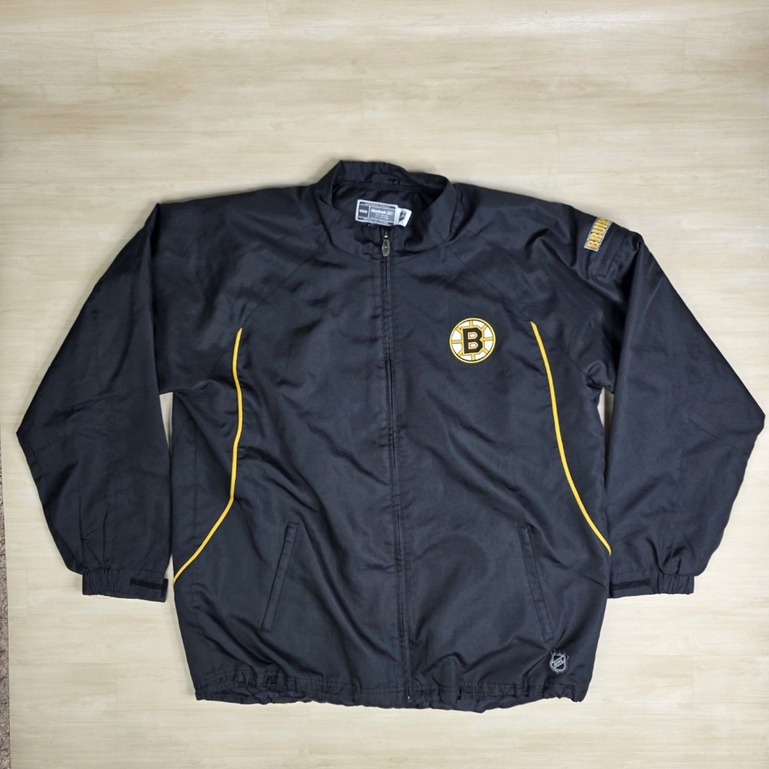 Boston Bruins Reebok Center Ice Collection Zip Jacket NHL Men's Size 2XL XXL