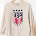 American Sweatshirt, USA Women's Soccer Logo