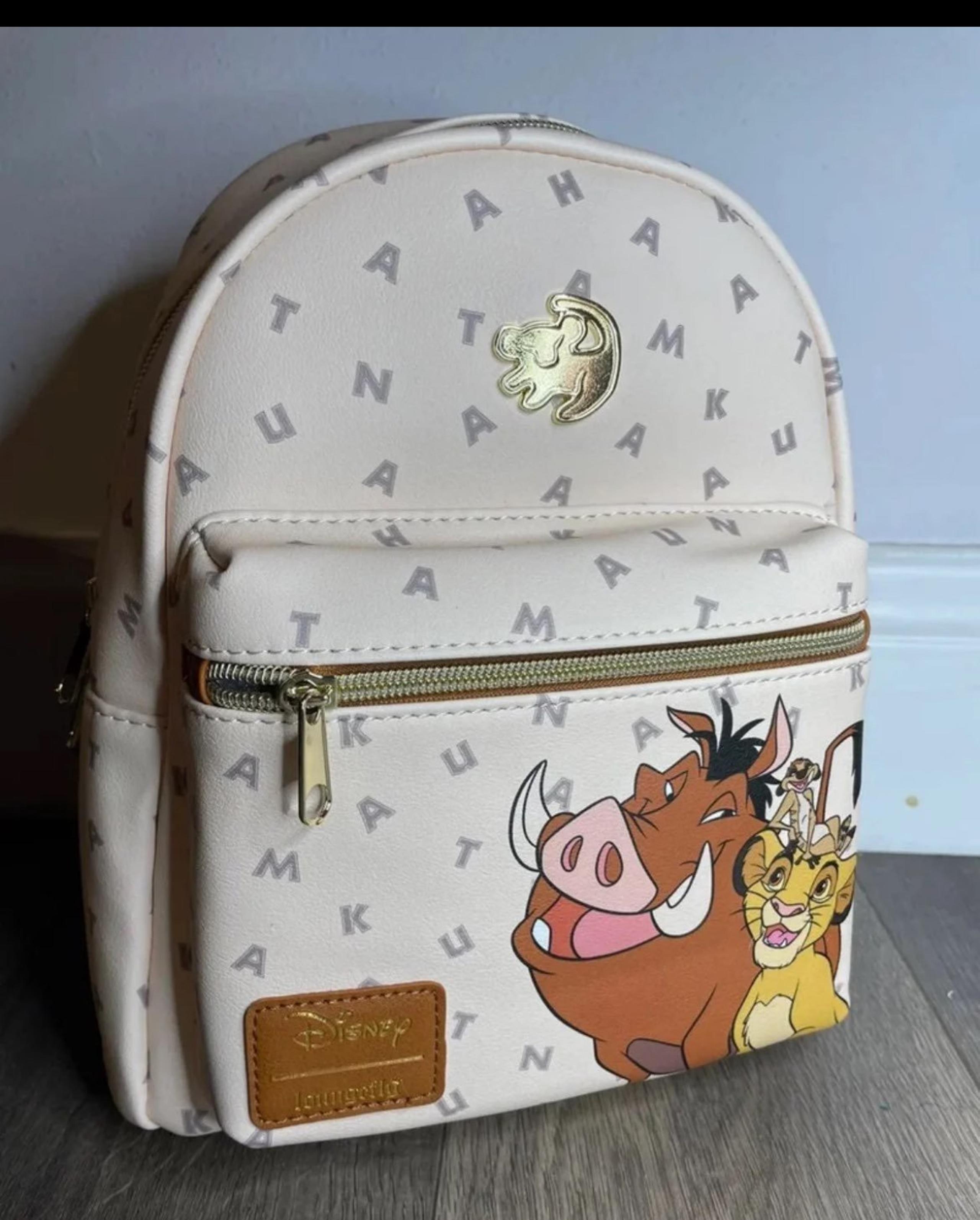 Loungefly Disney The Lion King Hakuna Matata Letters Mini Backpack