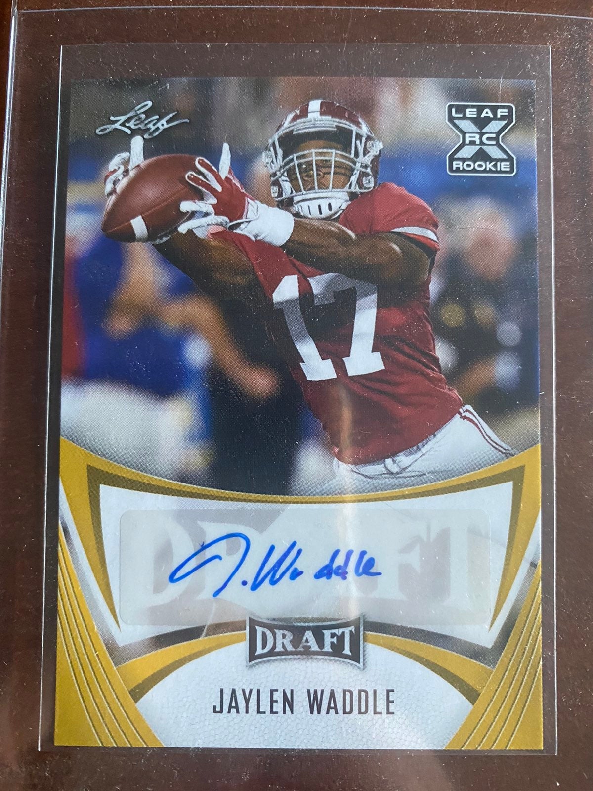 Jaylen Waddle MINT DRAFT AUTOGRAPH!!