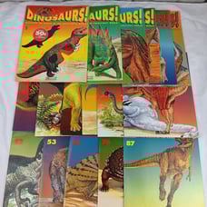 Dinosaurs Magazine Lot 17 Issues Atlas Partworks Vol 1 3 7 9 10 18 29 30 31 48,