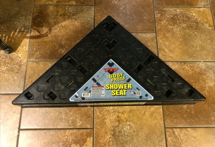 Goof Proof Shower Shower Seat 30 + 24 Corner Screws